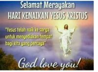 Makna Kenaikan Tuhan bagi Kita